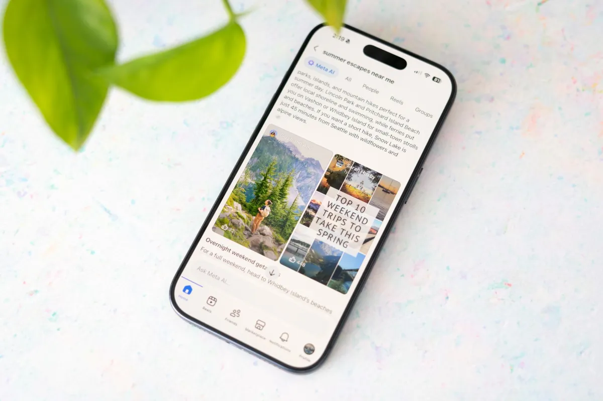 Meta lança busca com IA baseada em posts do Facebook