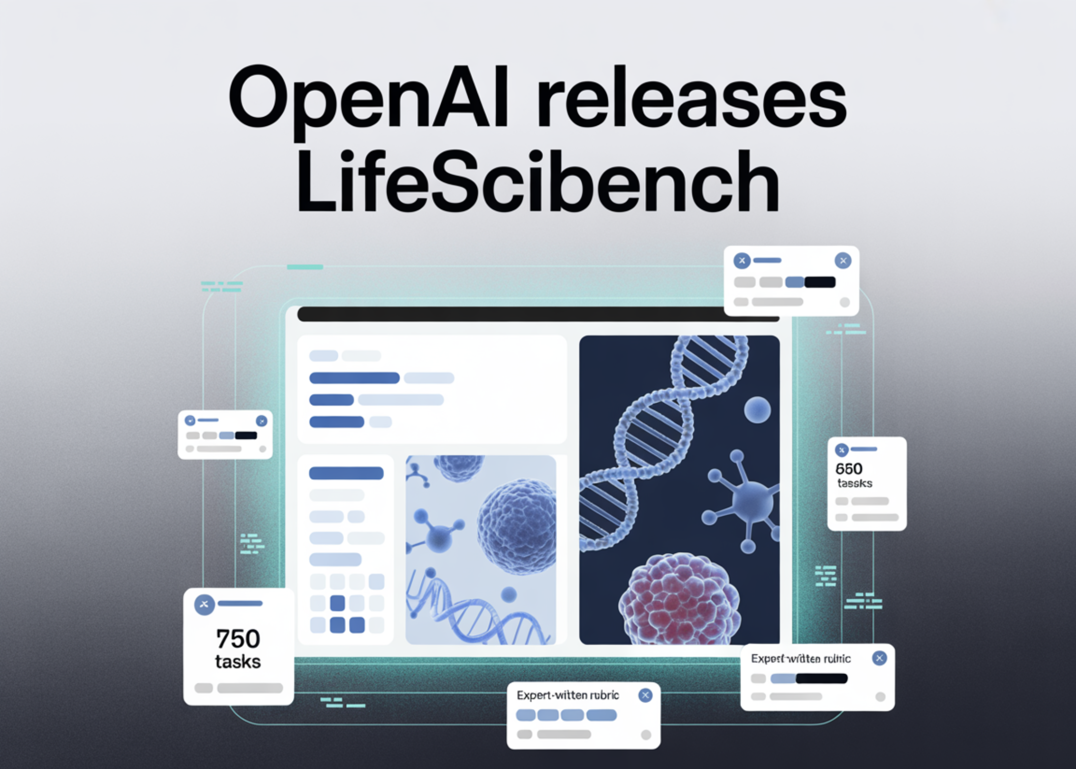 OpenAI Lança LifeSciBench: Benchmark com 750 Tarefas Avalia Modelos de IA em Pesquisas Reais de Biociências